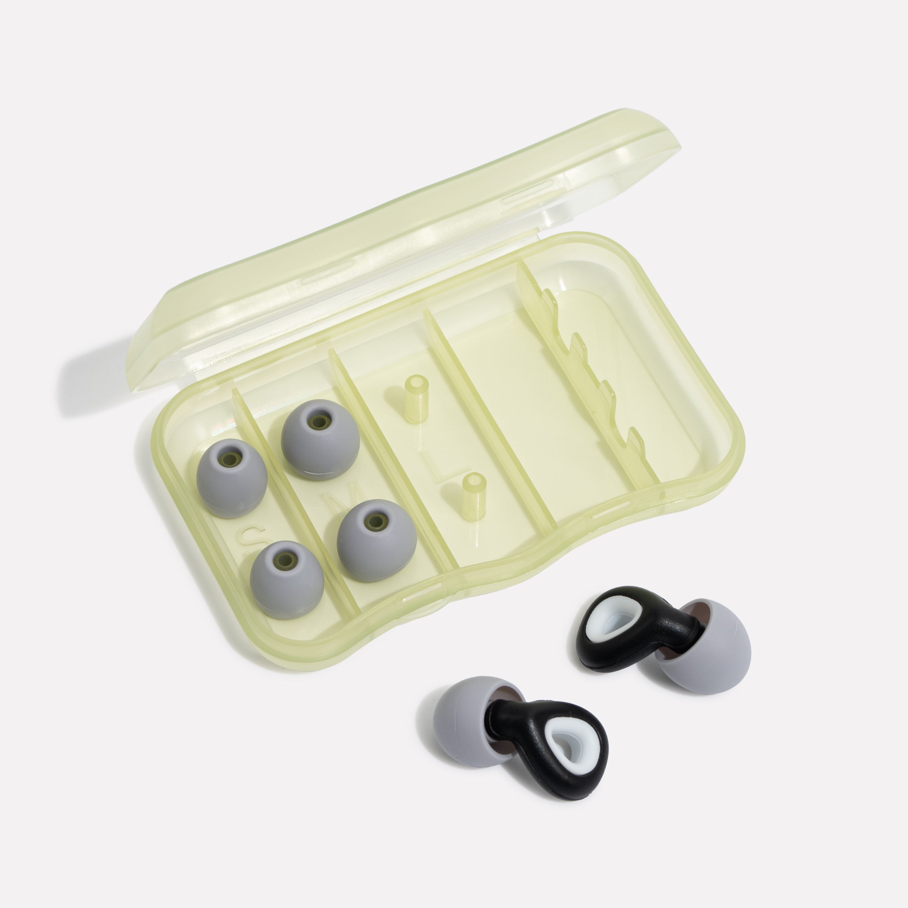 Set of Noise-Canceling Travel Earplugs