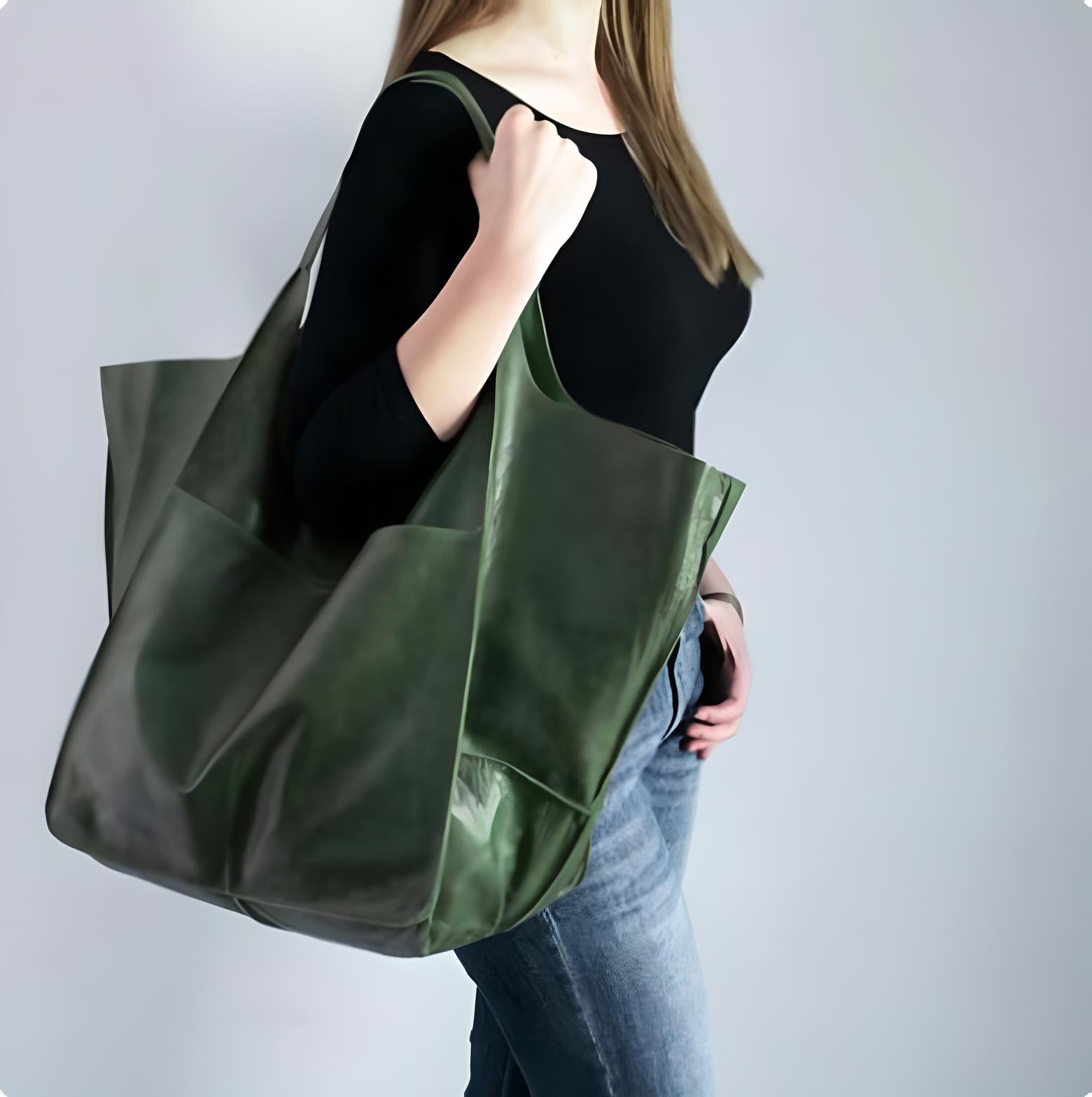 Aria | Oversized Leren Tote Bag