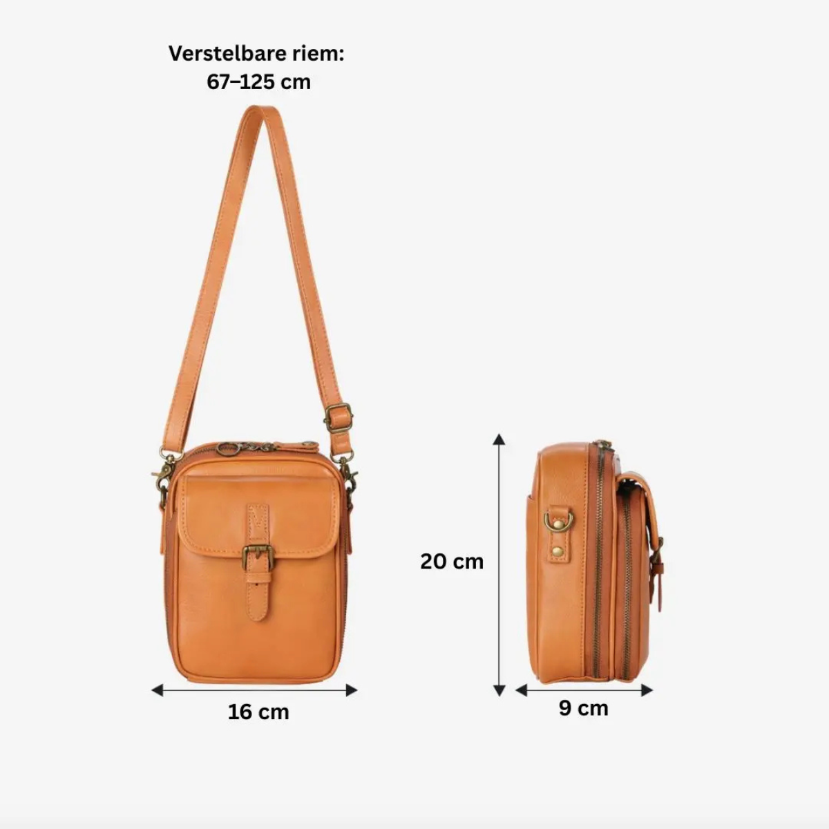 Cleo | Anti‑Diefstal Schoudertas