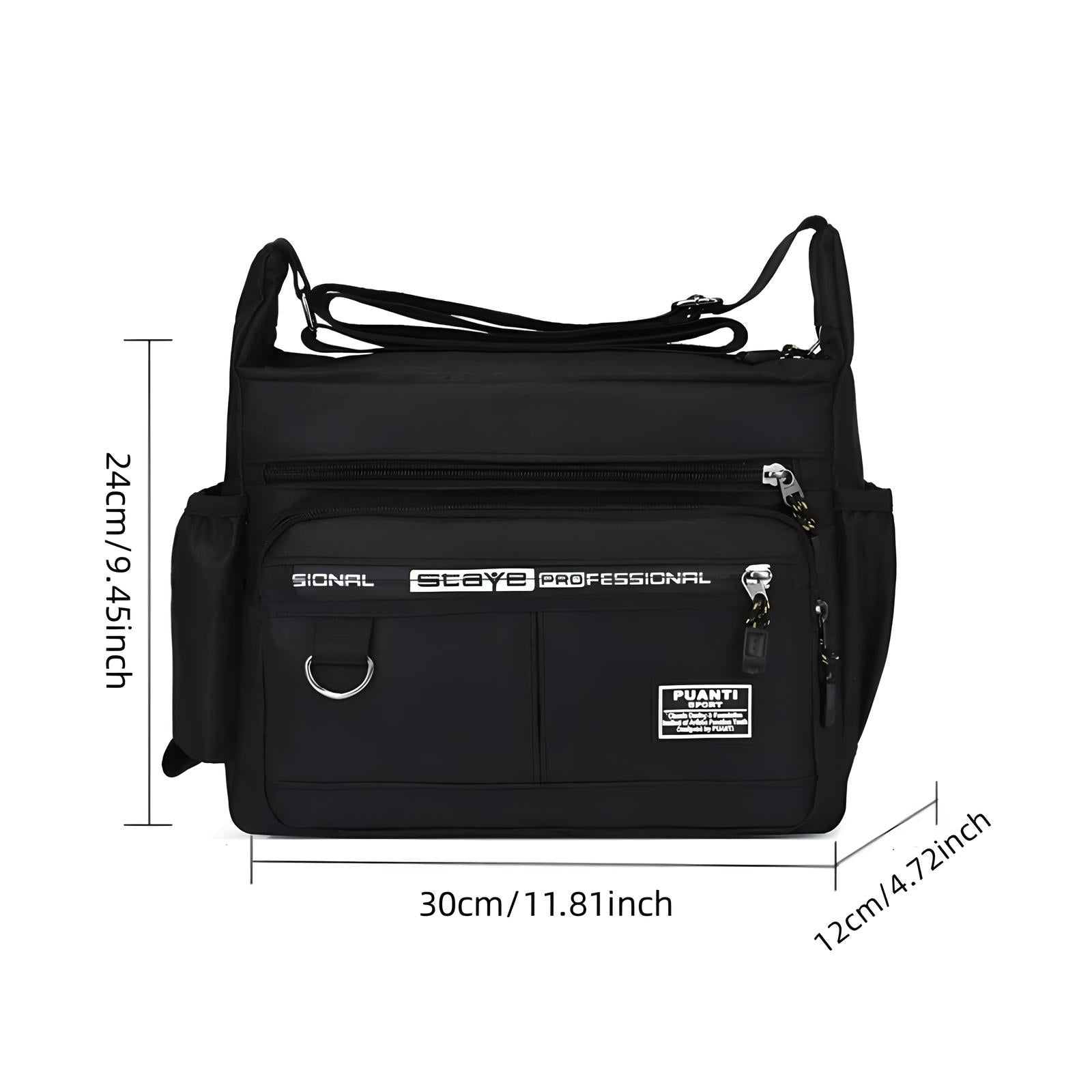 Spacious Shoulder Bag with Anti-Theft Security