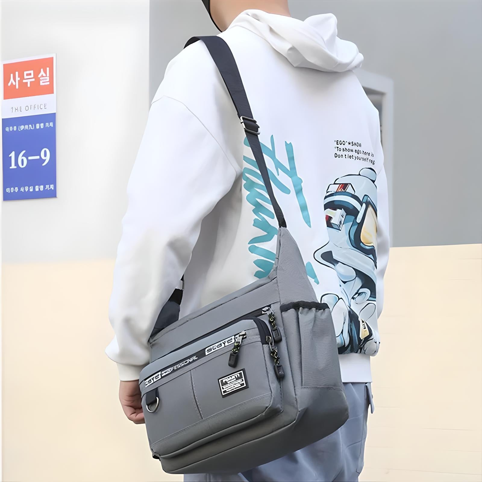 Spacious Shoulder Bag with Anti-Theft Security