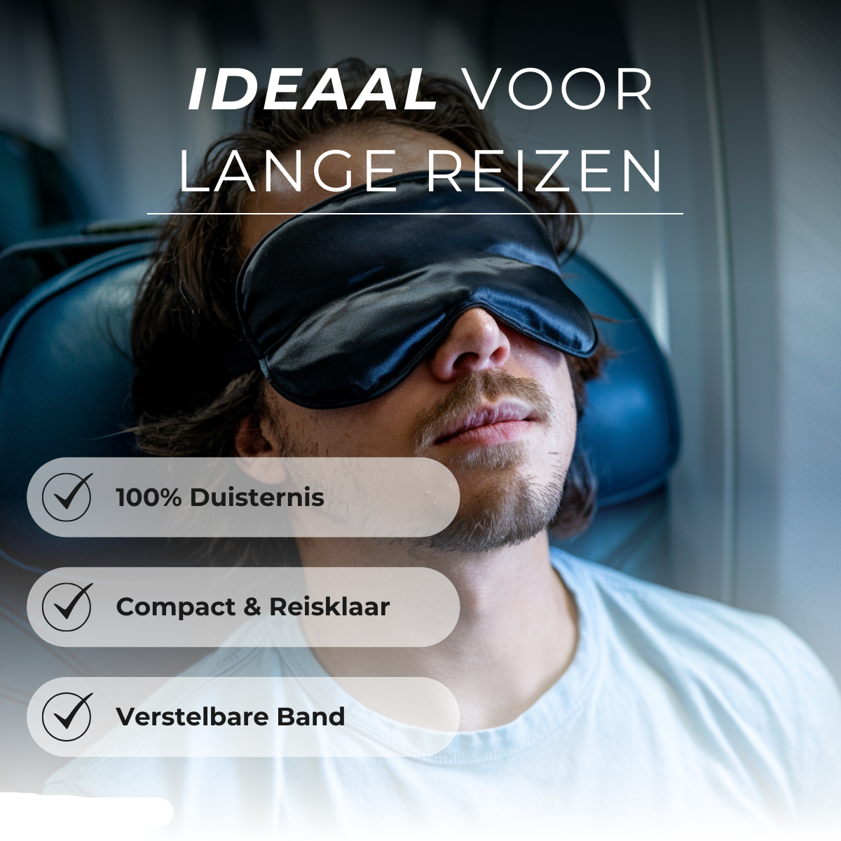Reismasker | Perfect voor lange vluchten
