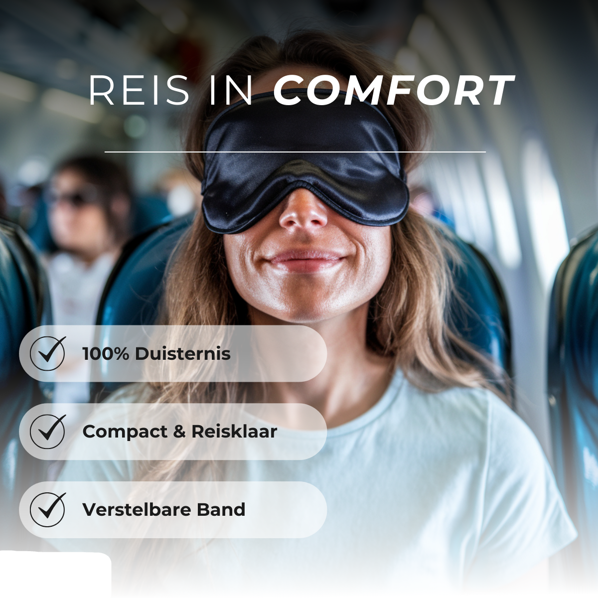 Reismasker | Perfect voor lange vluchten