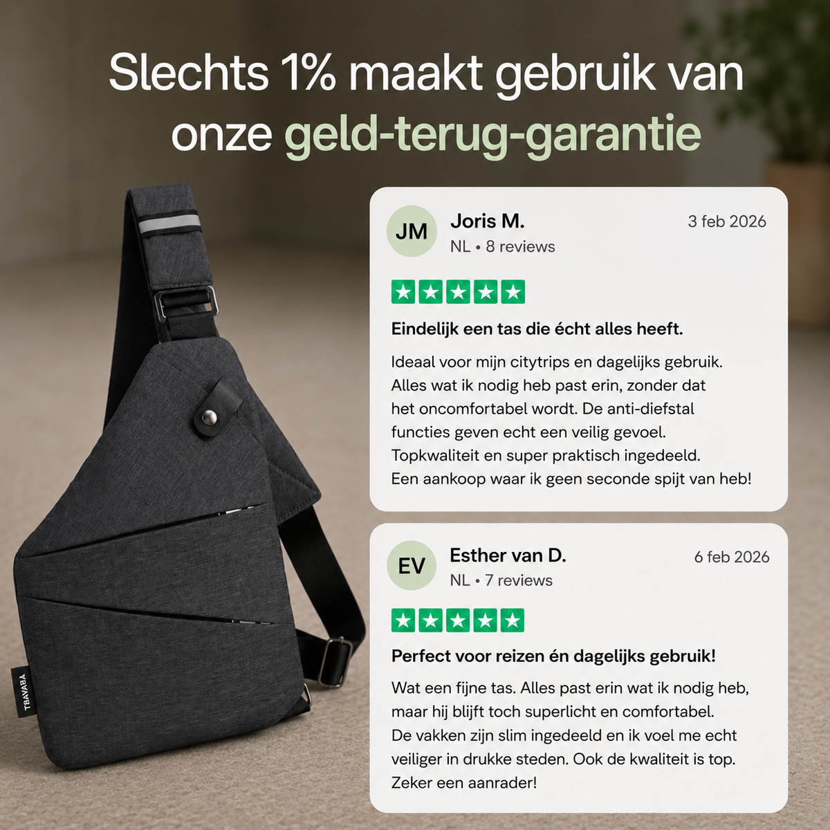 SecuBag | Schoudertas