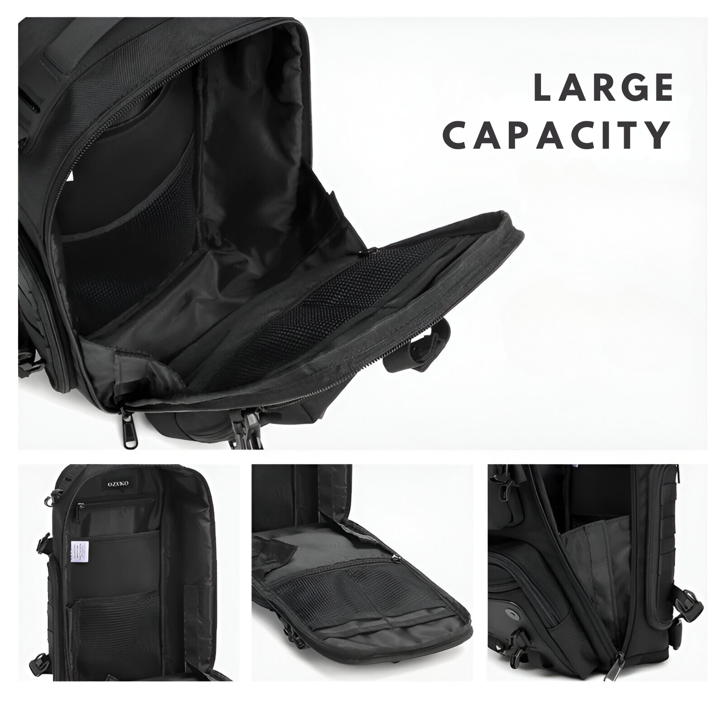SecureStride Large Anti-Theft Shoulder Bag