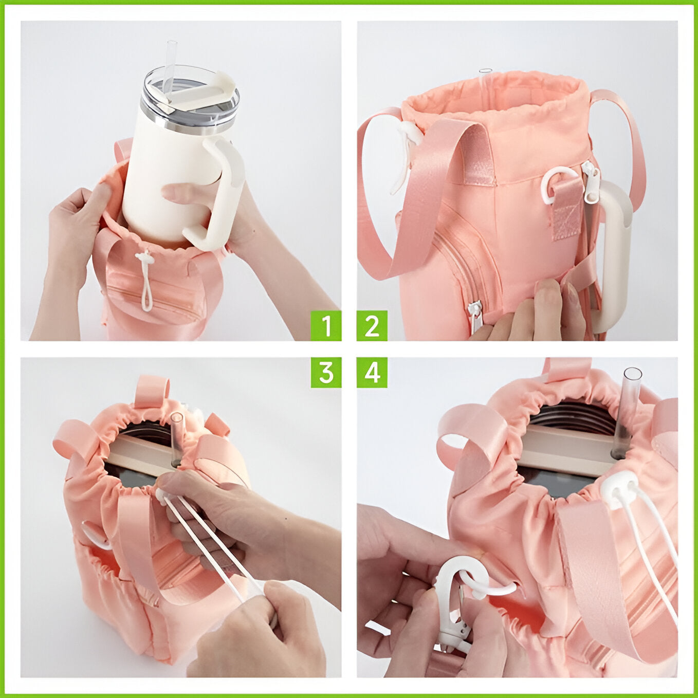 SafeSip | Shoulder Bag with Bottle Carrier