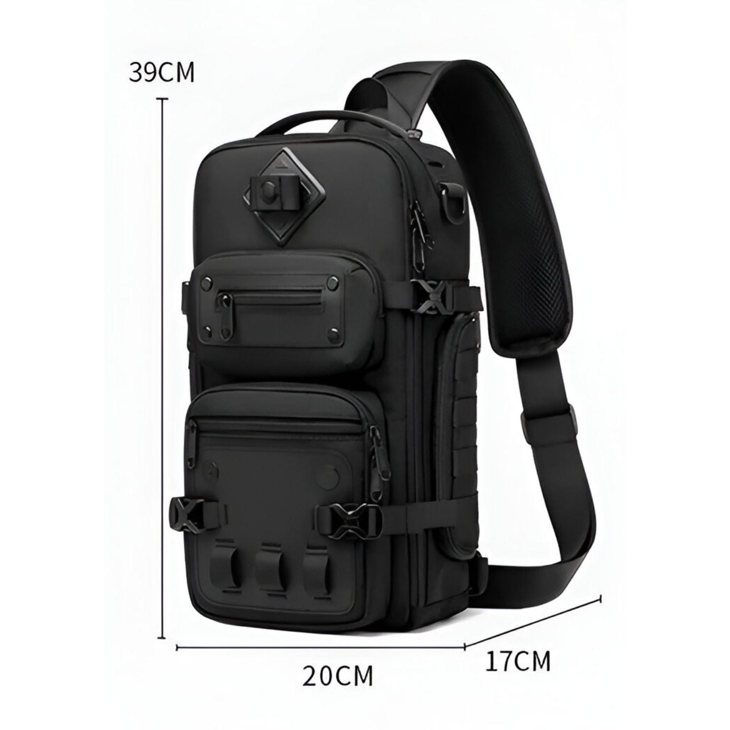 SecureStride Large Anti-Theft Shoulder Bag