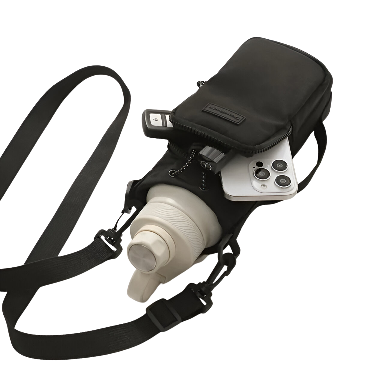 SafeSip | Shoulder Bag with Bottle Carrier