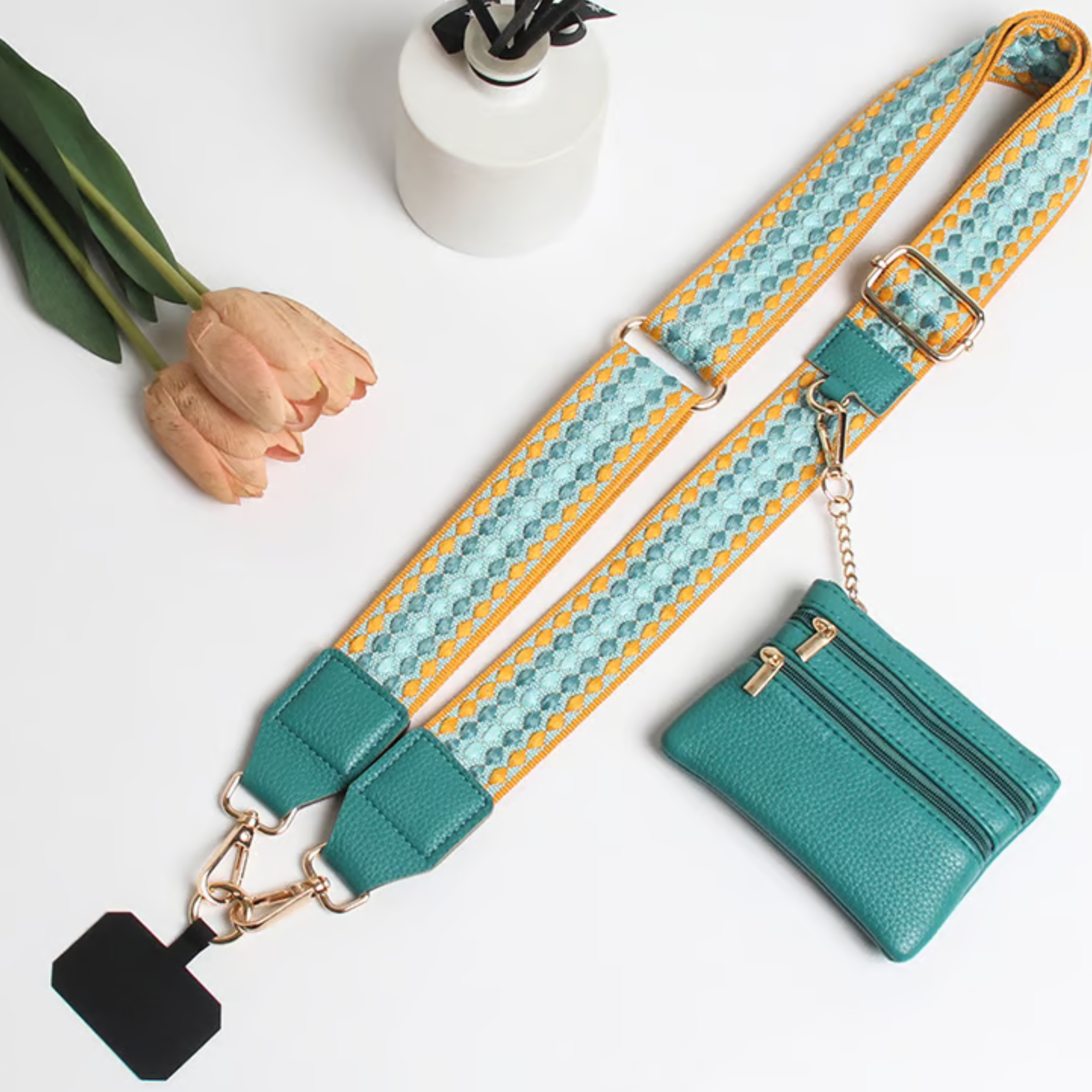 ZipStrap Crossbody Telefoon Houder