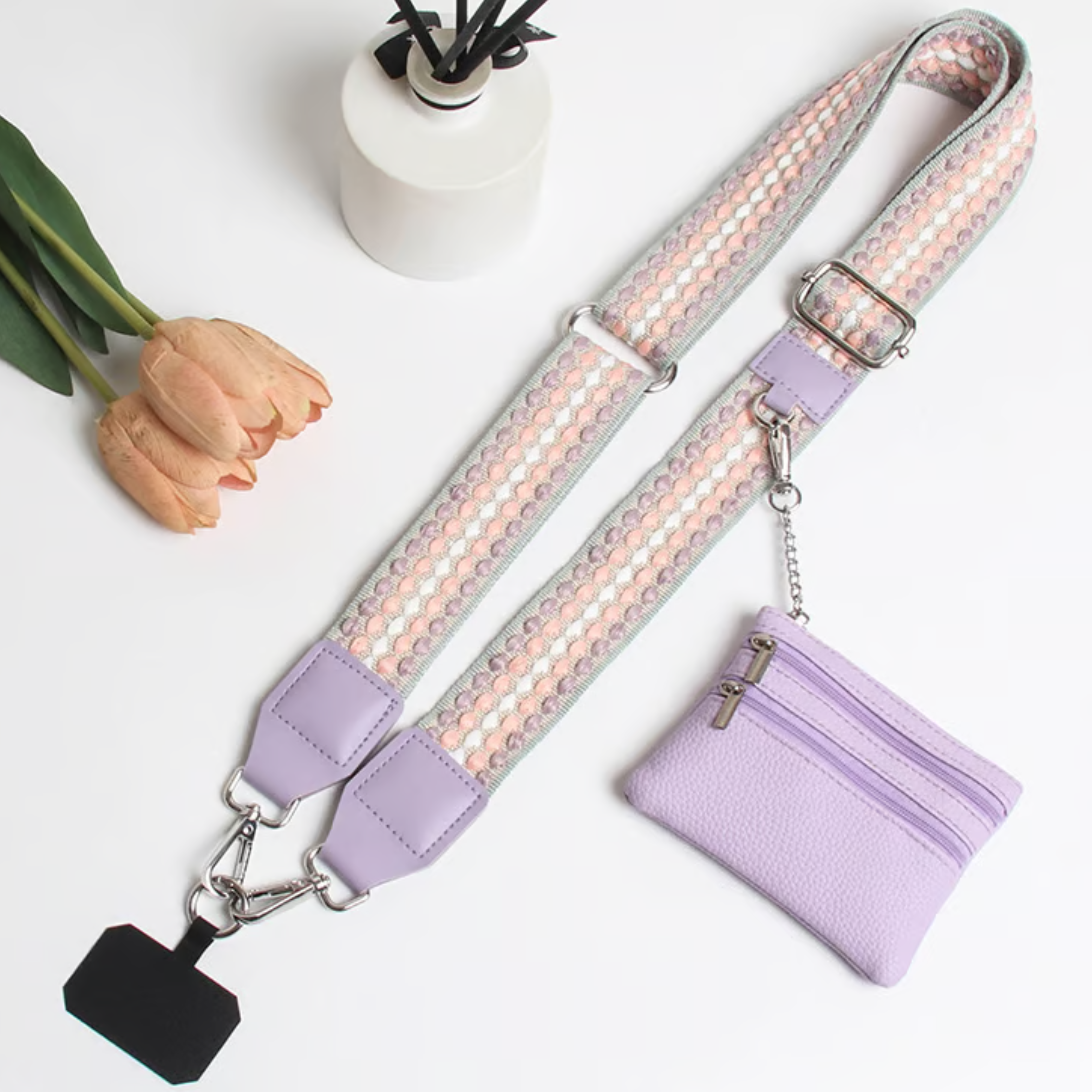 ZipStrap Crossbody Telefoon Houder