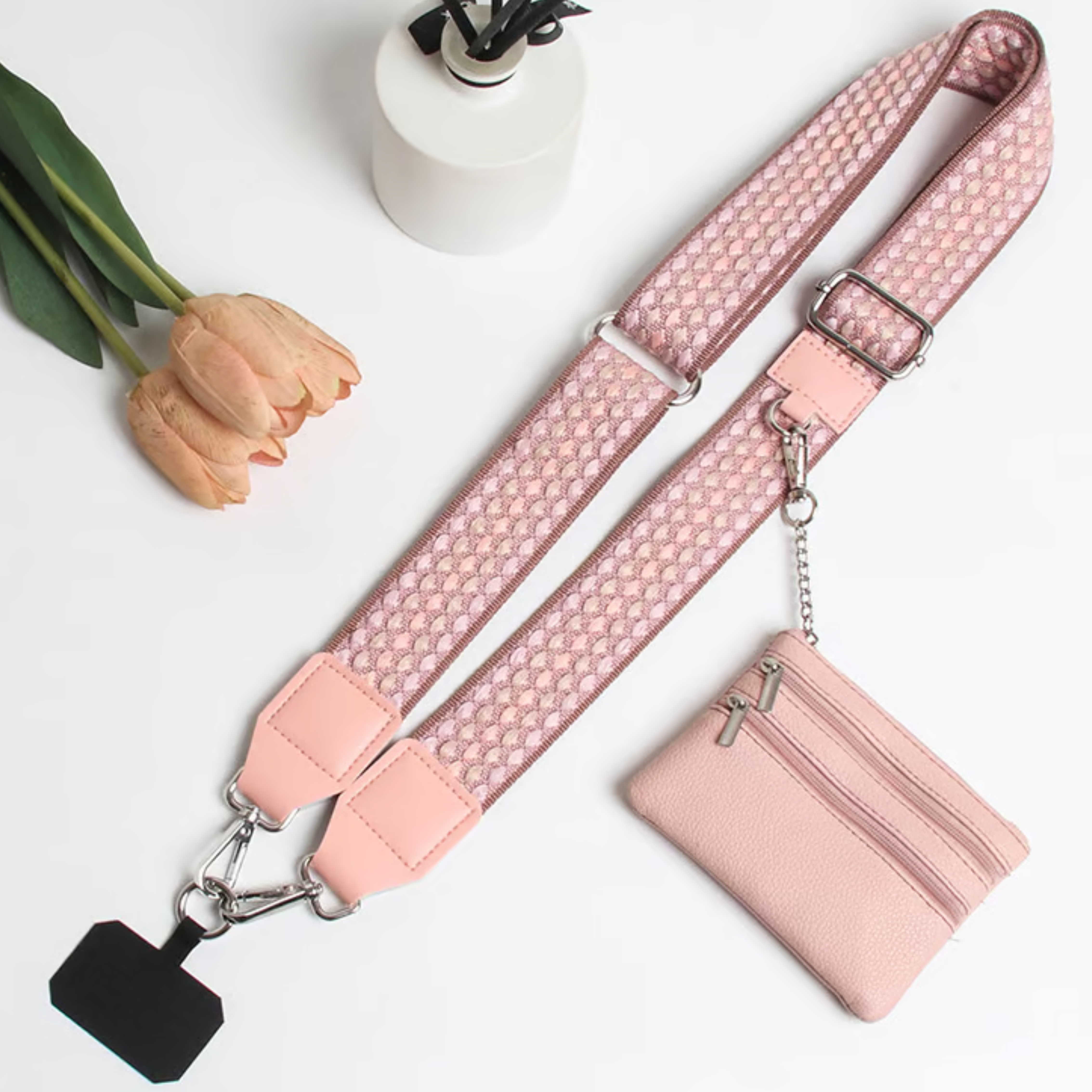ZipStrap Crossbody Telefoon Houder