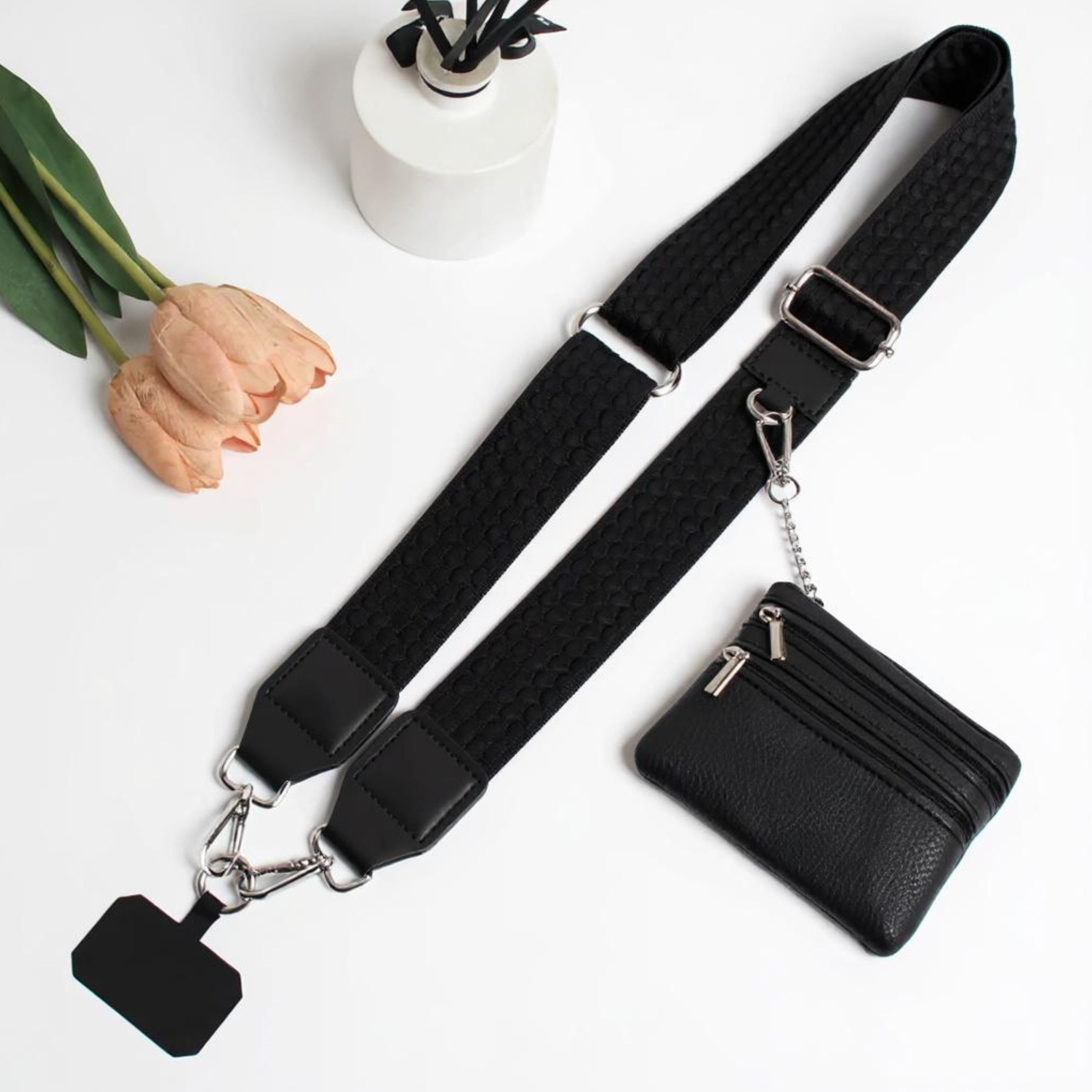 ZipStrap Crossbody Telefoon Houder
