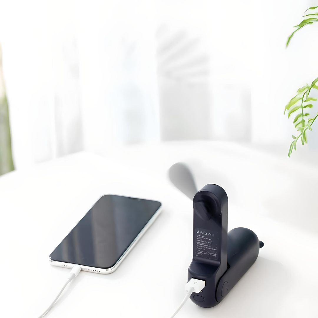 Draagbare miniventilator