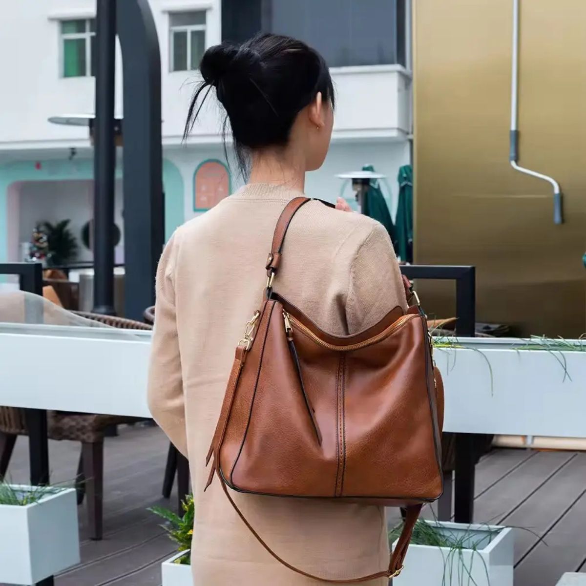 Lise | Anti-Diefstal Handtas + GRATIS Portemonnee
