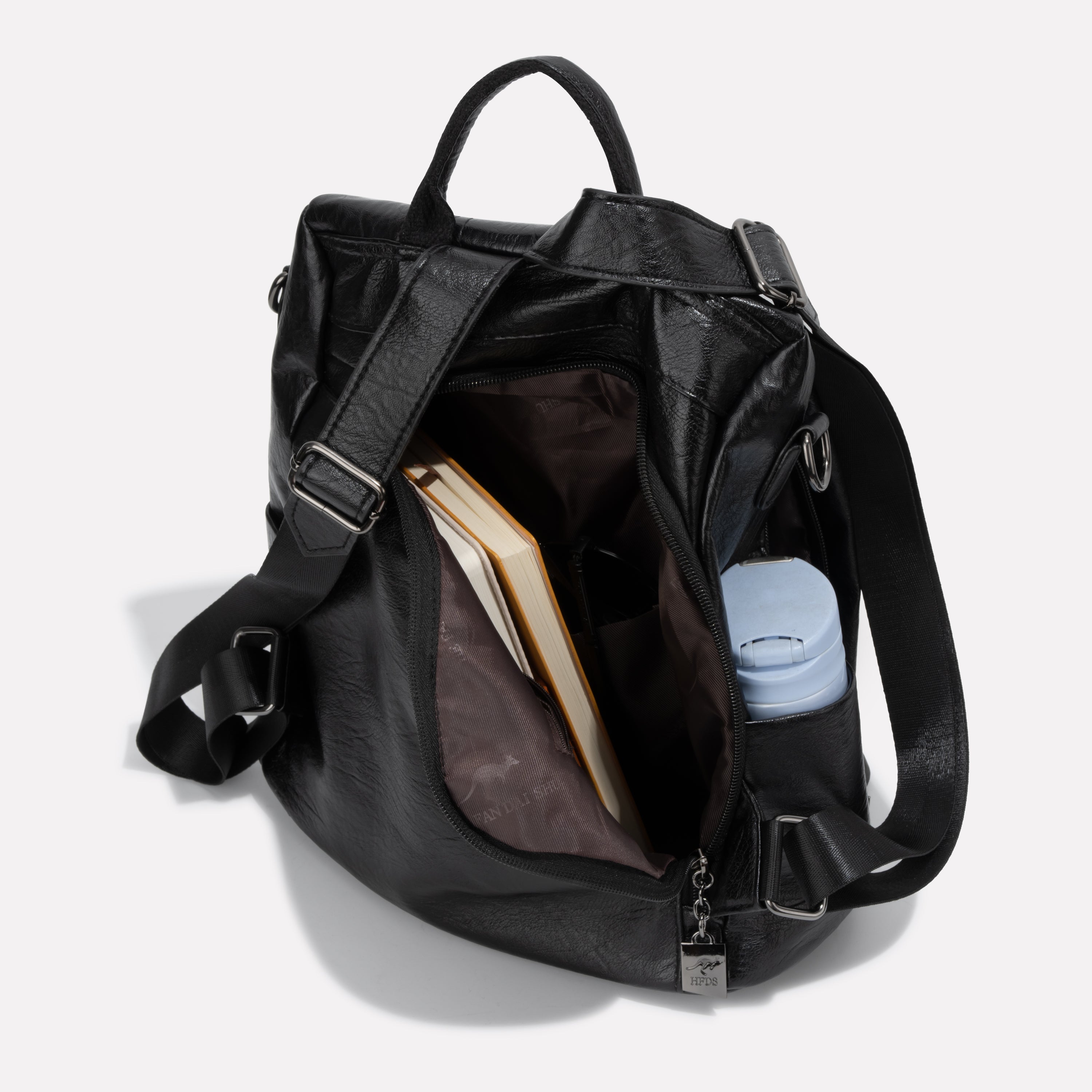 Tourer | Dames Antidiefstal Leren Rugzak