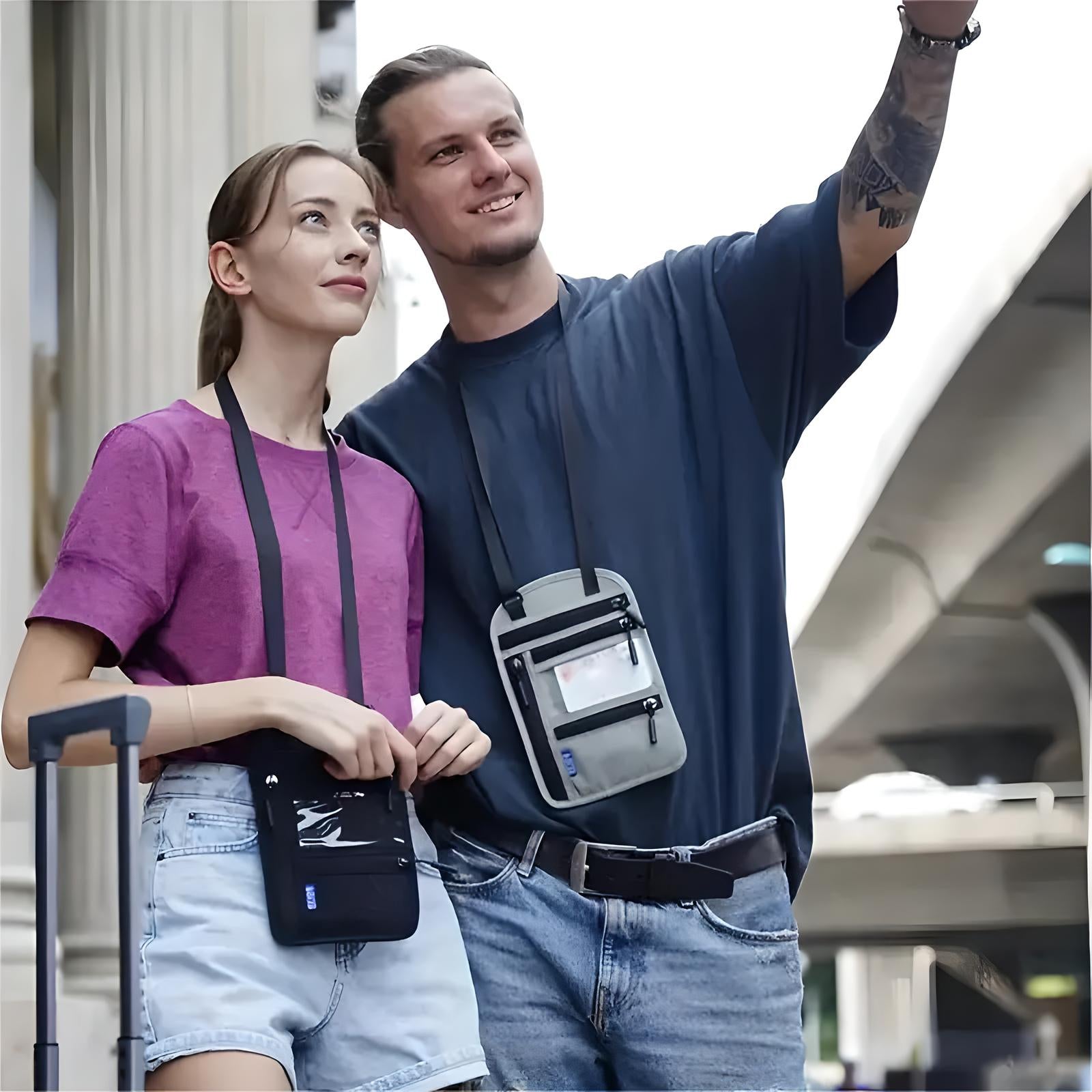 RFID Reis Nek Portemonnee