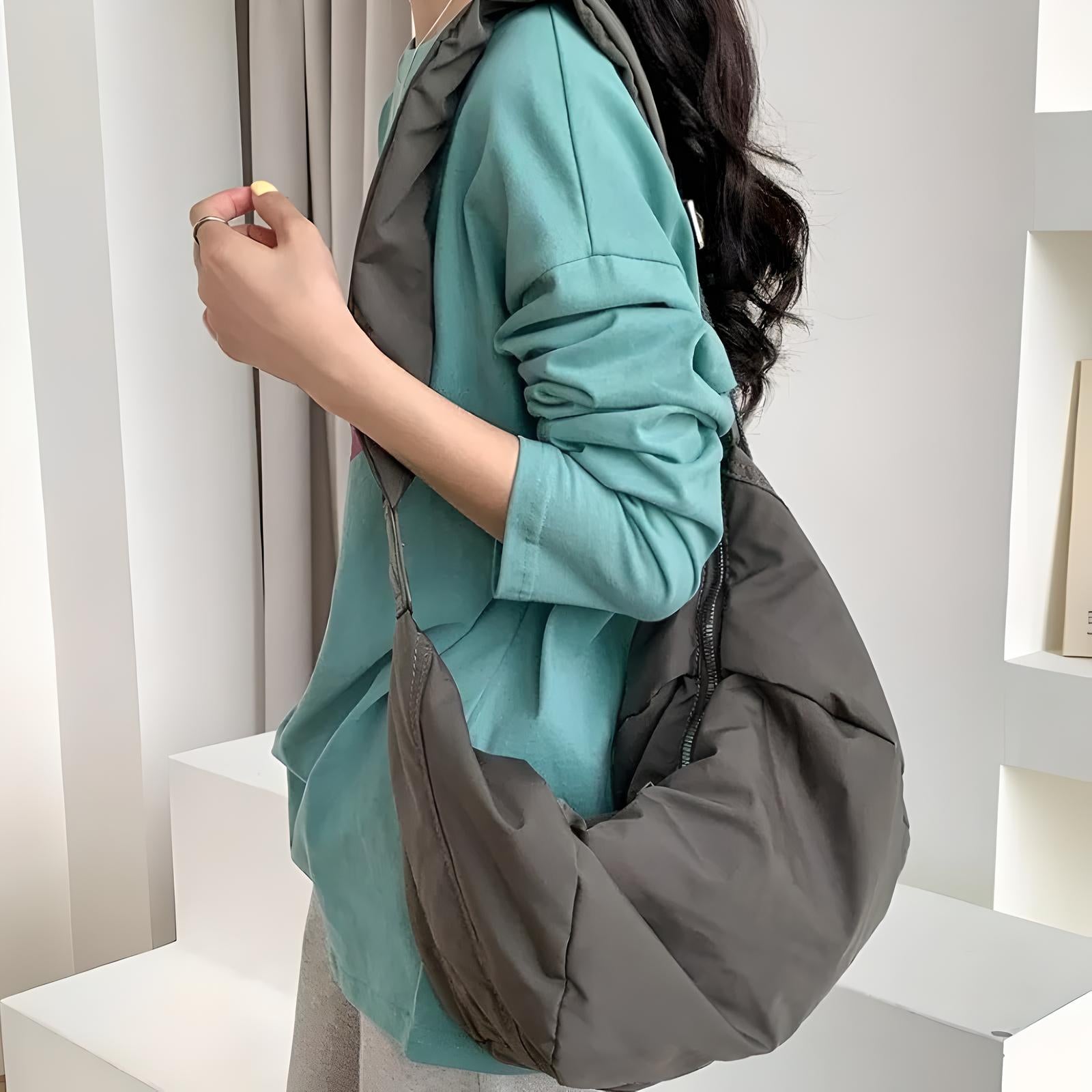 Olive | Puffer schoudertas