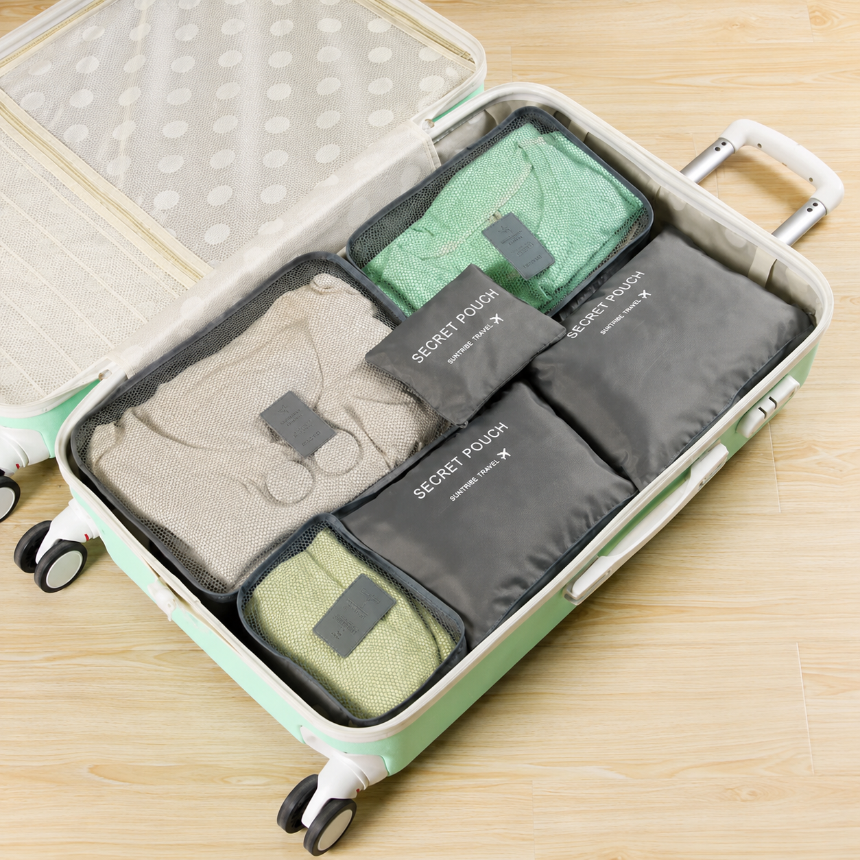 6 Delige Packing Cubes Set™